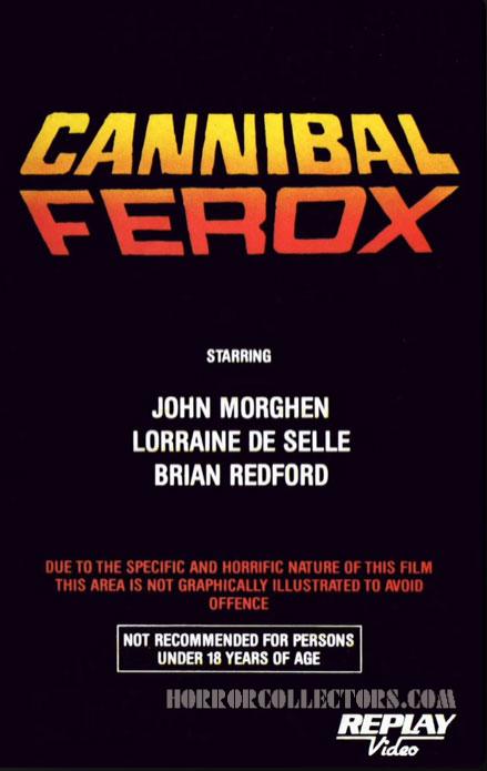 Cannibal Ferox cover